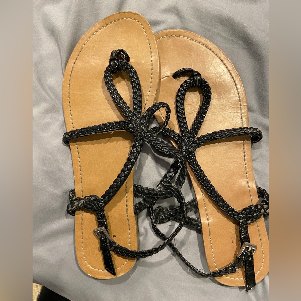 Black sandals